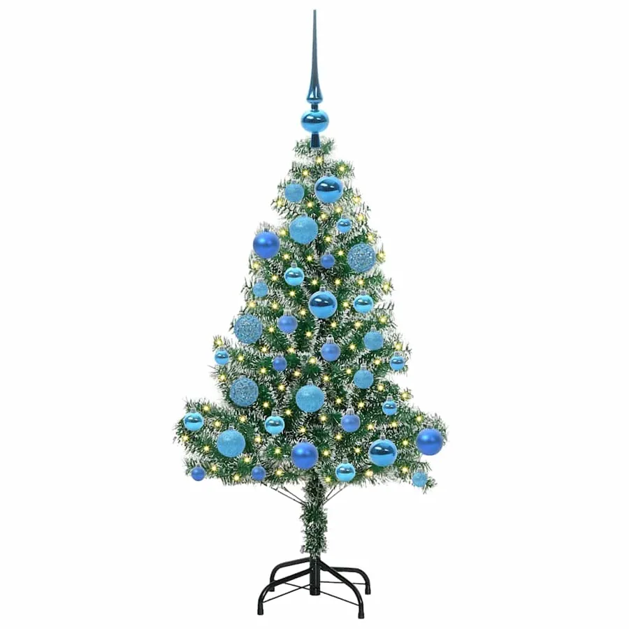 Arbre de Noël artificiel floconné de neige avec lumière LED - 3