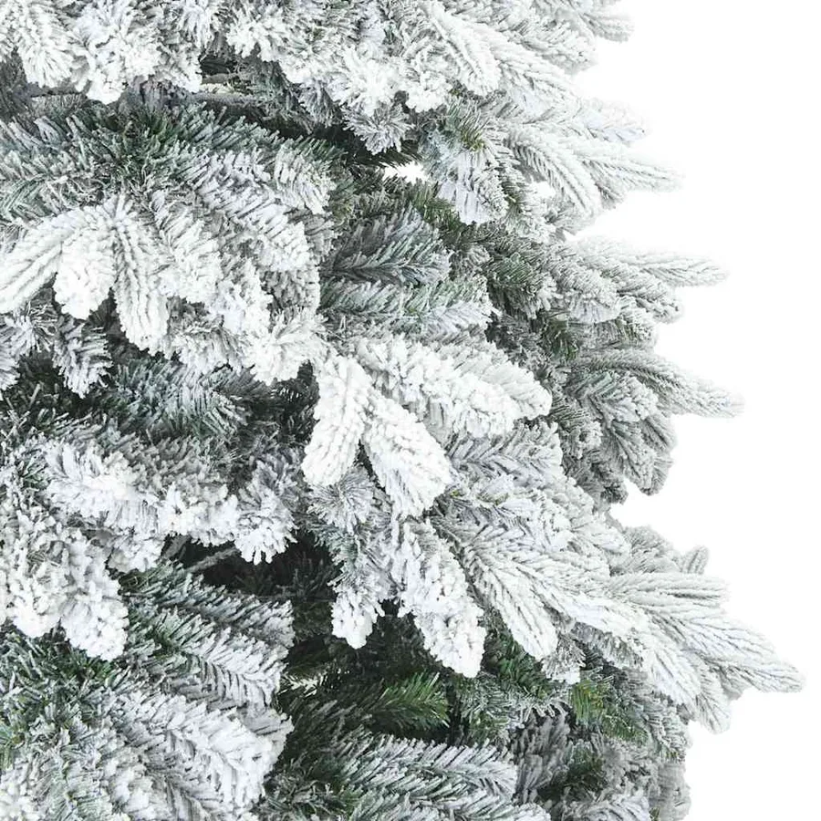 Sapin de Noël artificiel avec 150 LED Blanc 150 cm PE et PVC - 10