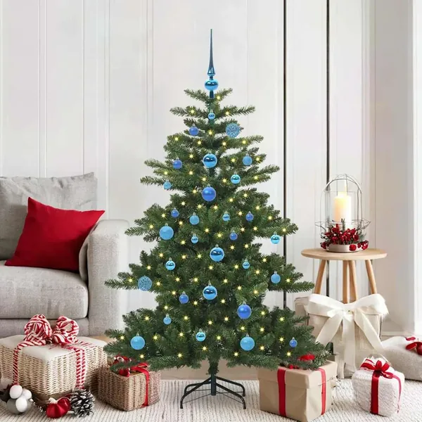 Sapin de Noël Artificiel à Branches Articulées Vert 150 cm