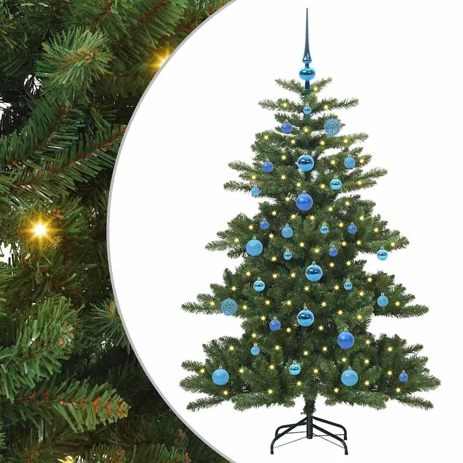 Sapin de Noël Artificiel à Branches Articulées Vert 150 cm - 2