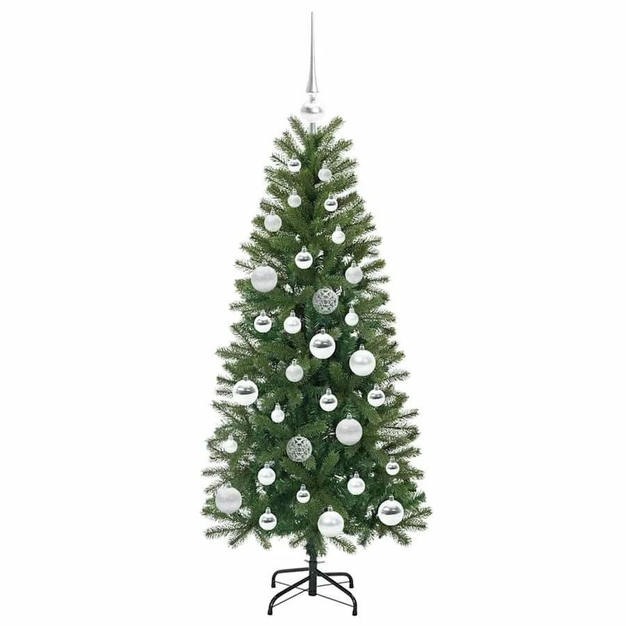 Sapin de Noël artificiel avec 150 LED Vert 120 cm PE et PVC - 4