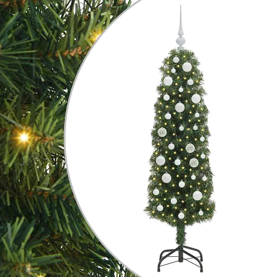 Sapin de Noël artificiel Vert 150 cm PVC et acier et plastique - 2