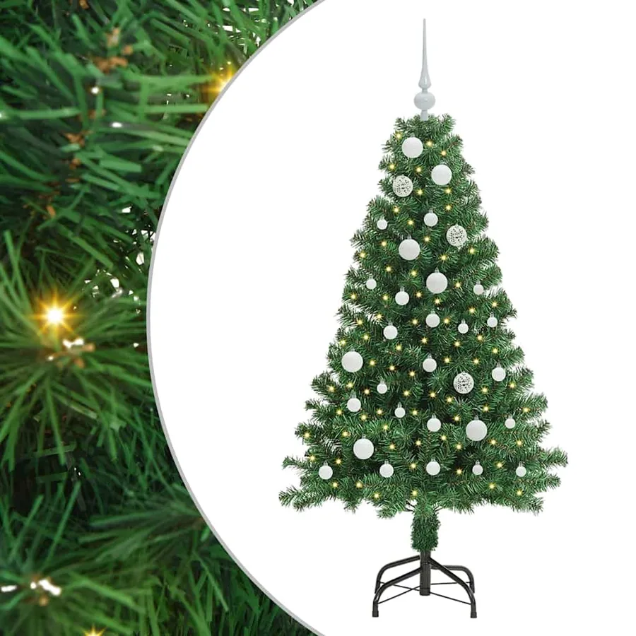 Sapin de Noël artificiel Vert 150 cm PVC, Acier et Plastique - 2