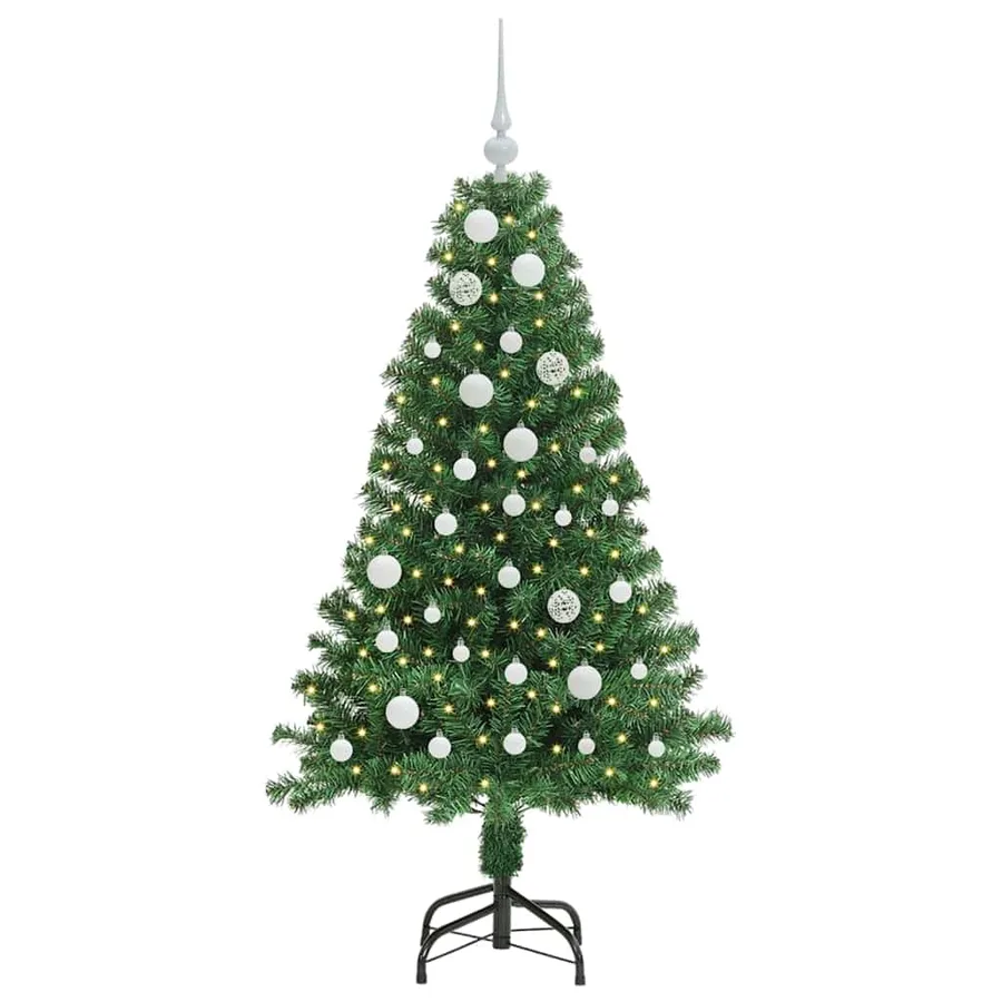 Sapin de Noël artificiel Vert 150 cm PVC, Acier et Plastique - 3