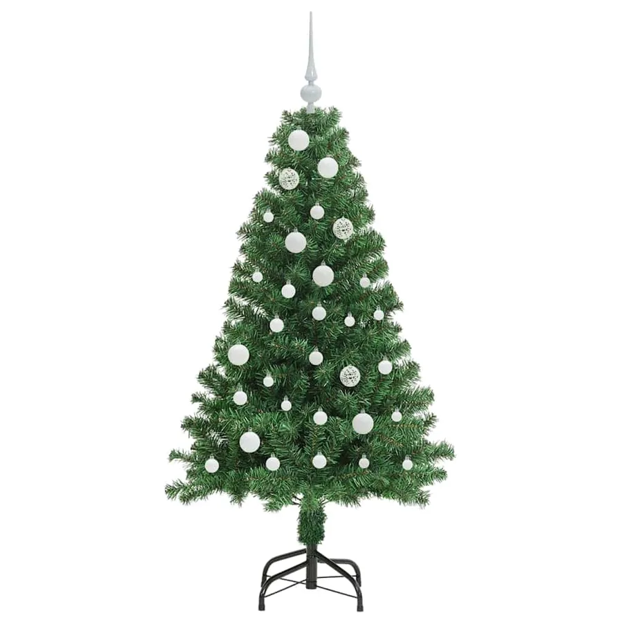 Sapin de Noël artificiel Vert 150 cm PVC, Acier et Plastique - 4