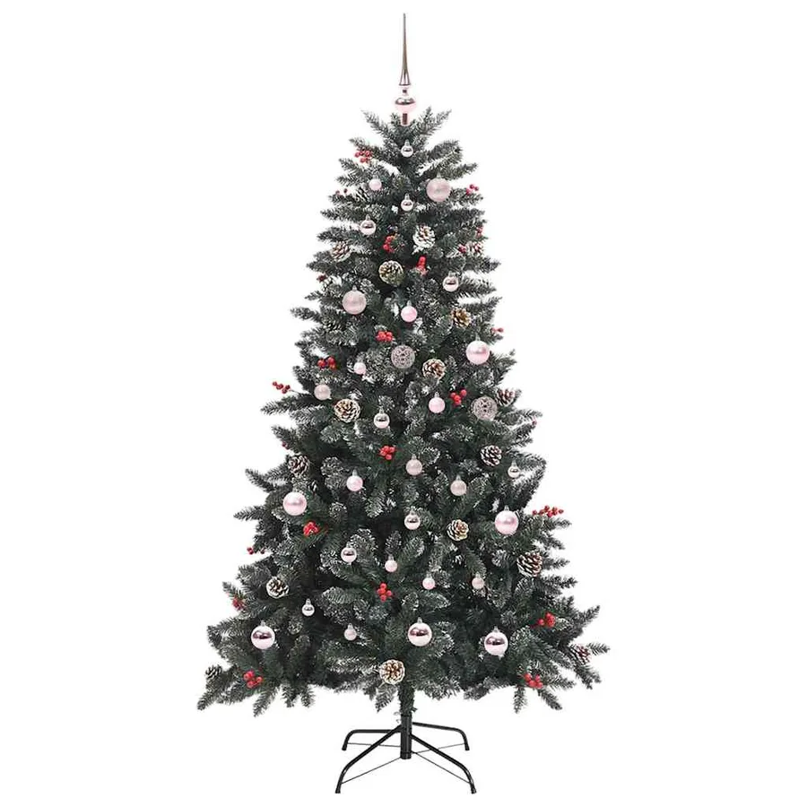 Sapin de Noël artificiel Vert 150 cm PVC, plastique et acier - 3