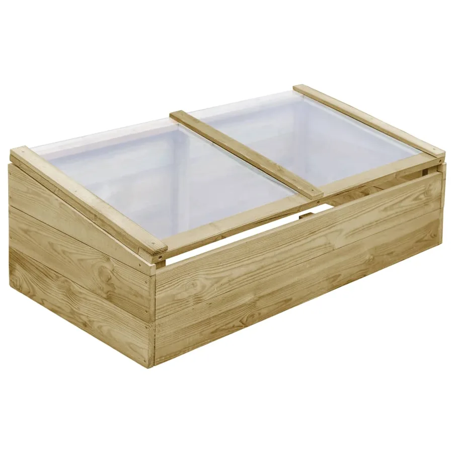 Serres 2 pcs Bois de pin imprégné 100x50x35 cm - 2