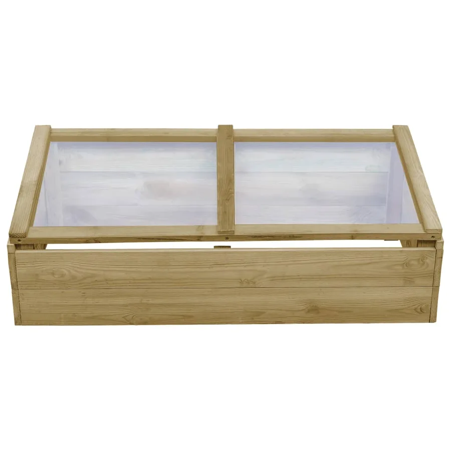 Serres 2 pcs Bois de pin imprégné 100x50x35 cm - 4