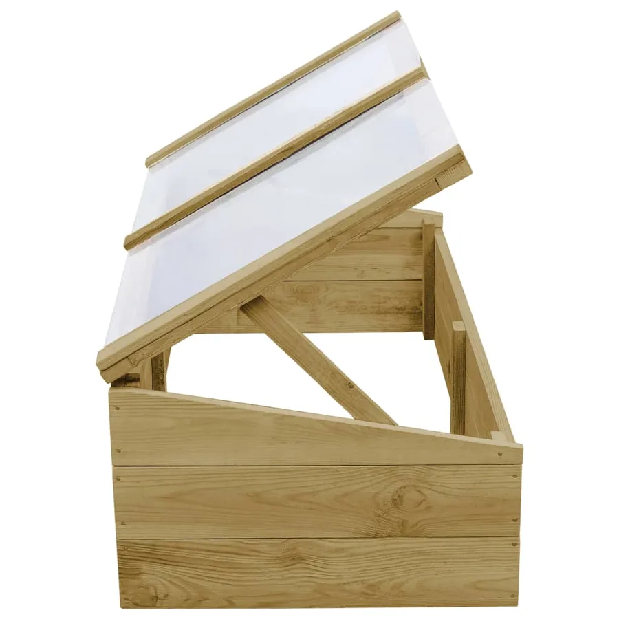 Serres 2 pcs Bois de pin imprégné 100x50x35 cm - 6