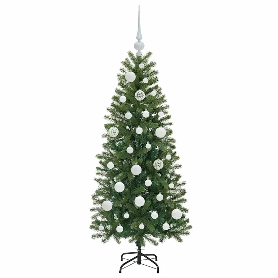 Sapin de Noël artificiel avec 150 LED Vert 120 cm PE et PVC - 4