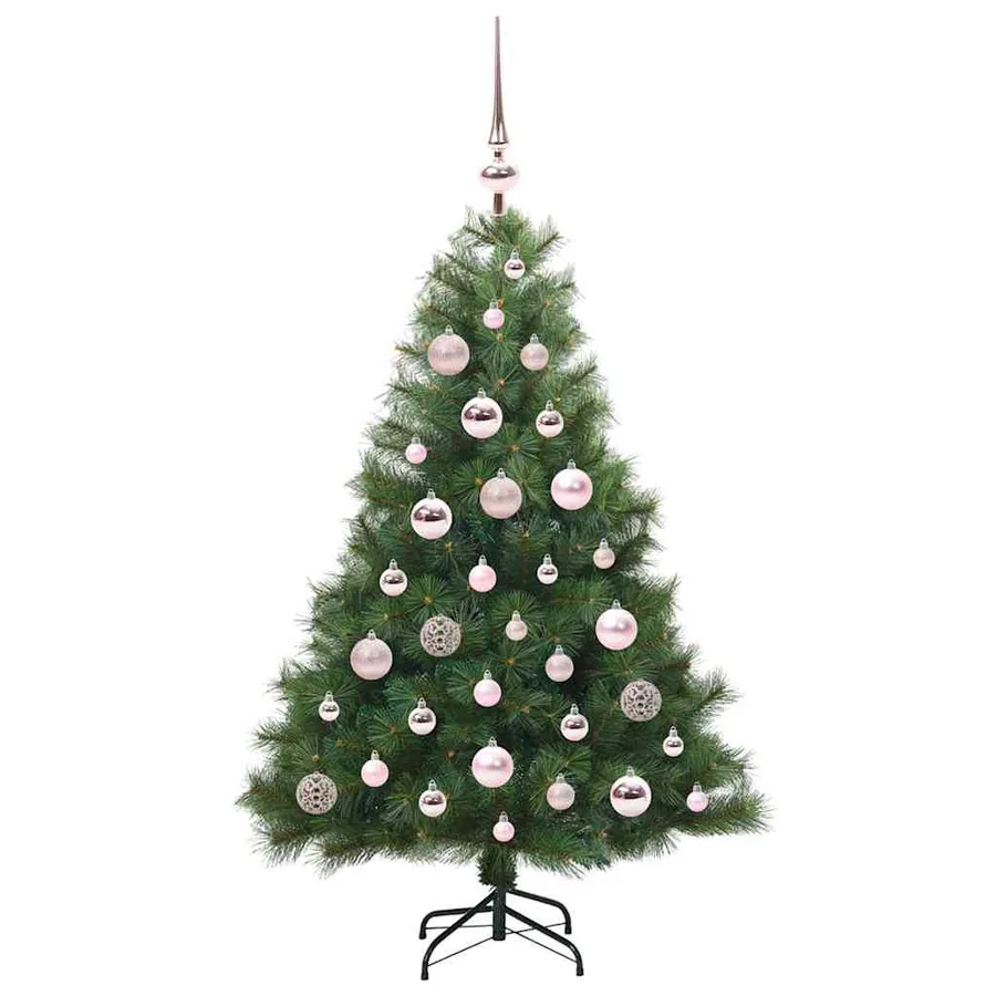 Sapin de Noël artificiel avec 150 LED Vert 120 cm PE et PVC - 4
