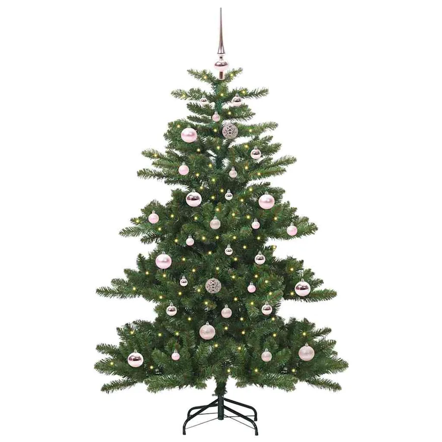 Sapin de Noël Artificiel à Branches Articulées Vert 150 cm - 2