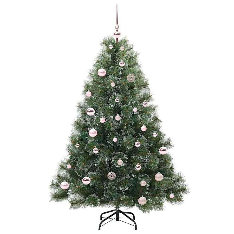 Sapin de Noël artificiel avec 150 LED Vert 150 cm PE et PVC - 4