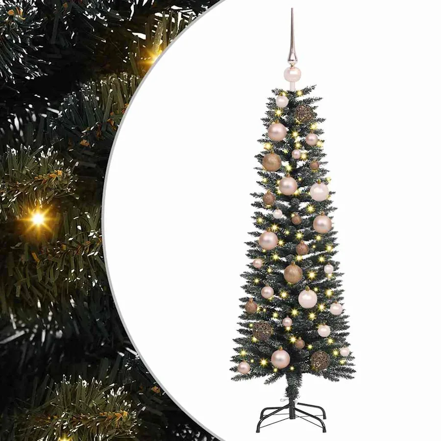 Sapin de Noël artificiel Vert 120 cm PVC, plastique et acier - 2