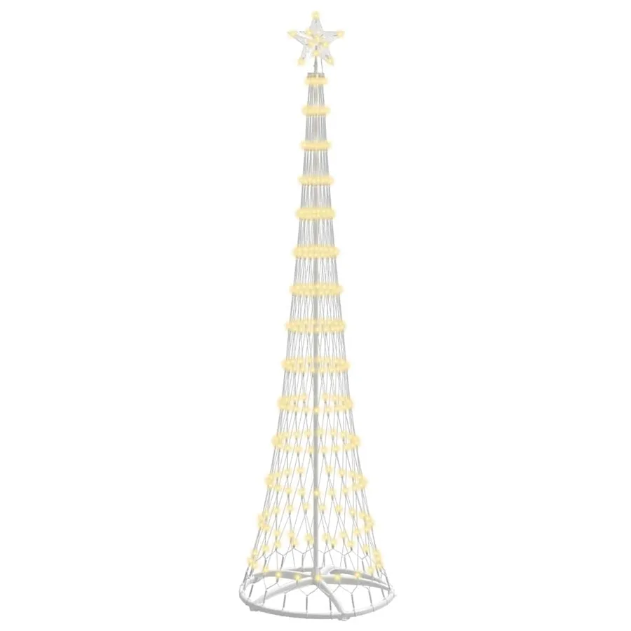 Arbre de Noël LED avec 290 LED Blanc chaud 250 cm Métal - 2