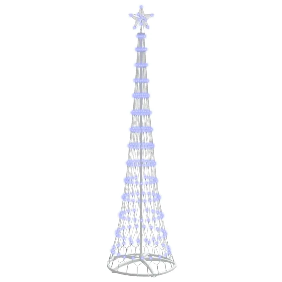 Arbre de Noël LED avec 290 LED avec support Bleu 250 cm Métal - 2