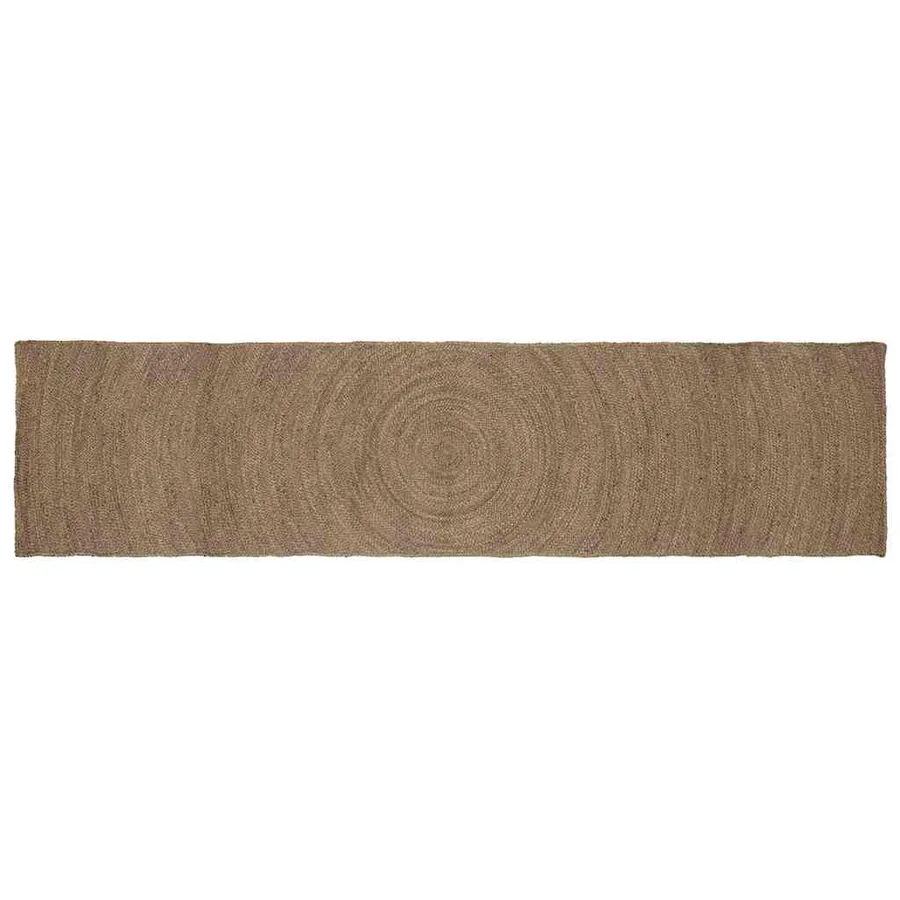 Tapis de surface Gris 80 x 400 cm Jute