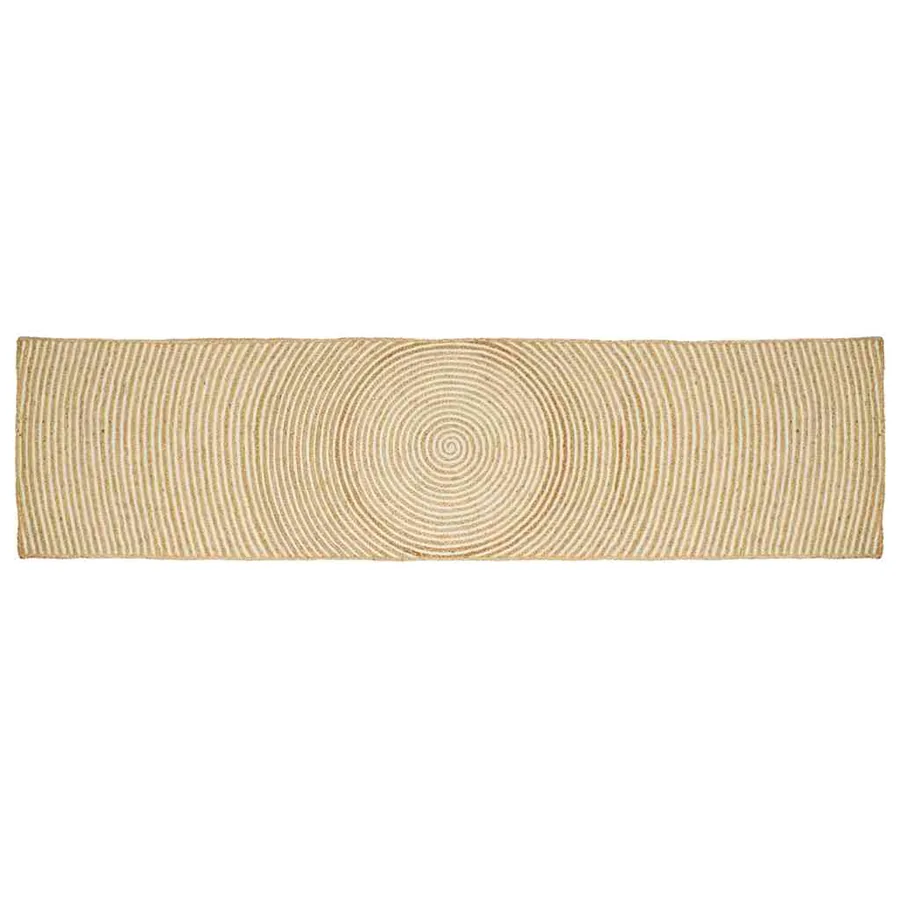 Tapis de surface Blanc 60 x 400 cm Jute