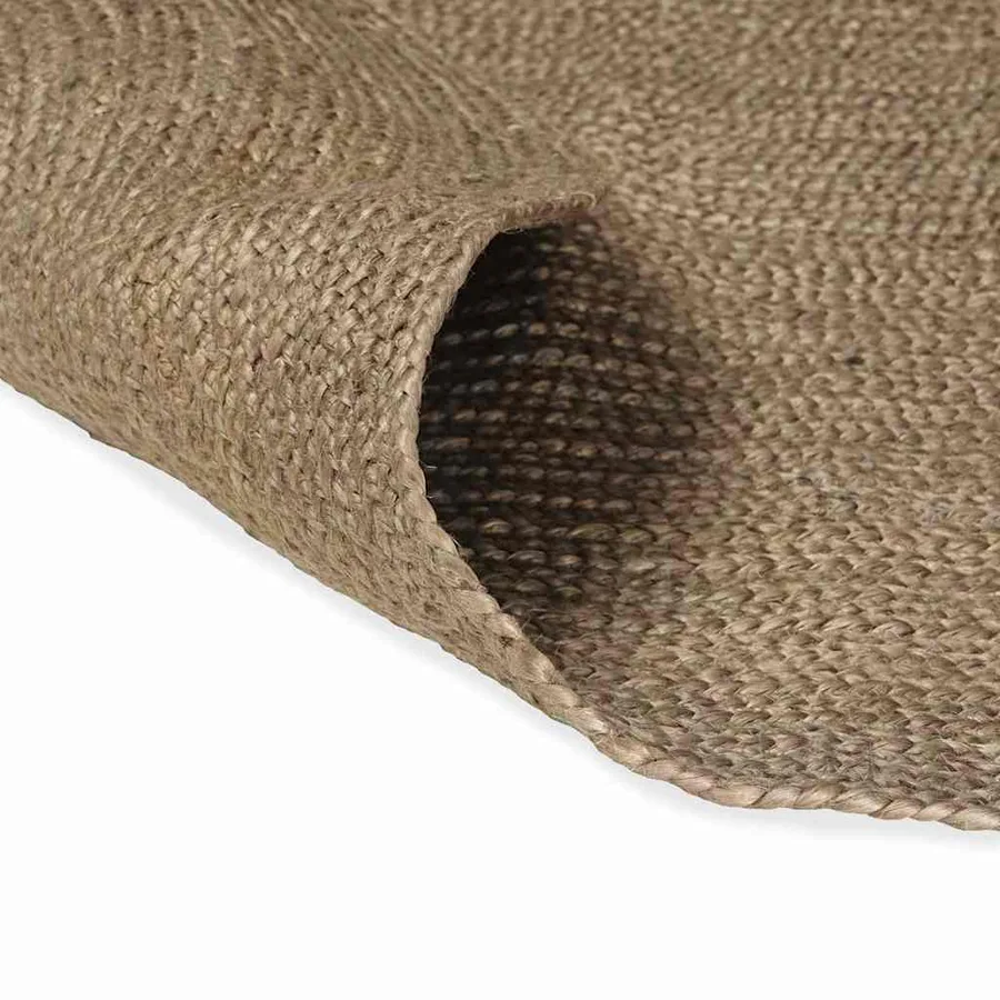 Tapis de surface Gris 152 x 245 cm Jute - 3
