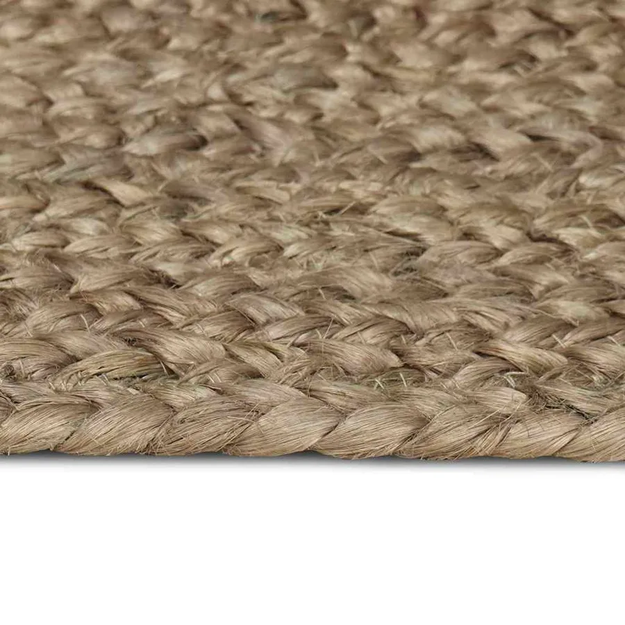 Tapis de surface Gris 152 x 245 cm Jute - 5