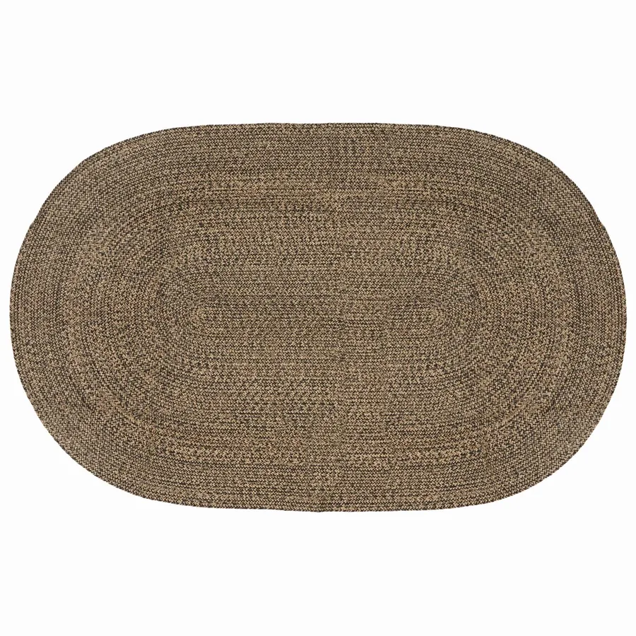 Tapis de surface Noir 152 x 245 cm Jute