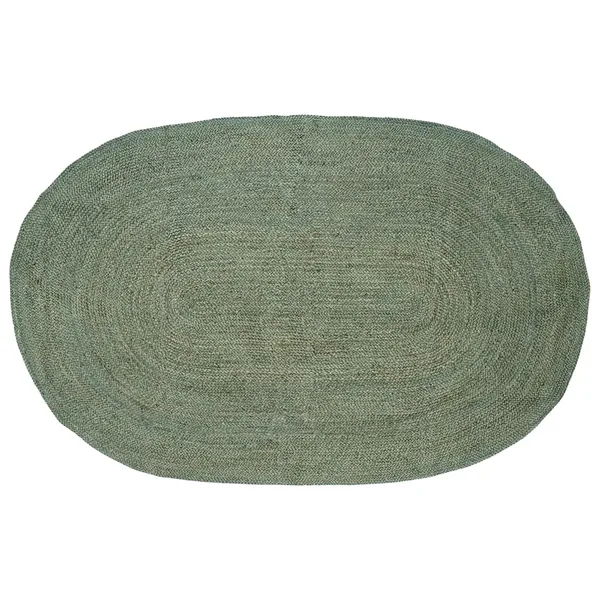 Tapis de surface Vert olive 205 x 305 cm Jute