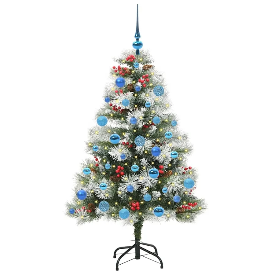 Sapin de Noël artificiel Vert et blanc 150 cm - 3