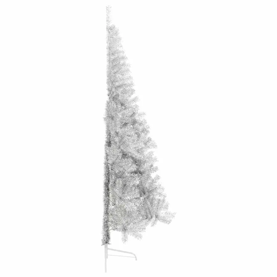 Sapin de Noël artificiel pré-éclairé Argent 240 cm PET - 10