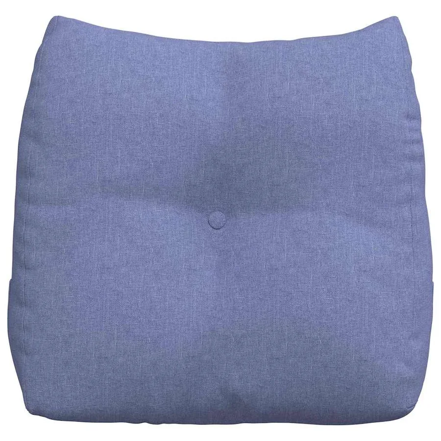 Coussin de Dos Bleu denim 45 x 24 x 50 cm tissu - 6