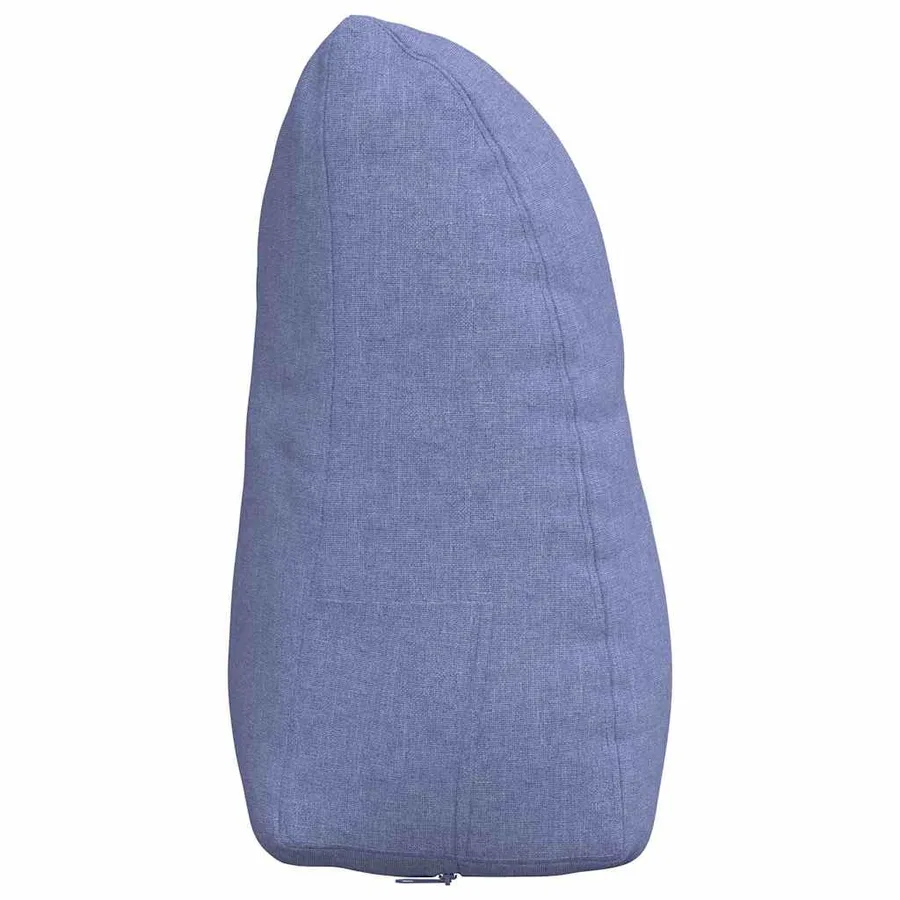 Coussin de Dos Bleu denim 45 x 24 x 50 cm tissu - 7