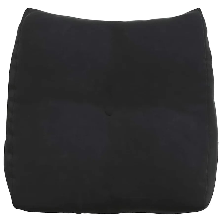 Coussin de Dos Noir 45 x 24 x 50 cm Velours - 6