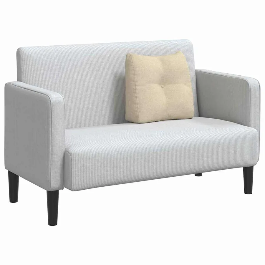 Coussin de Dos Crème 45 x 24 x 50 cm tissu - 3