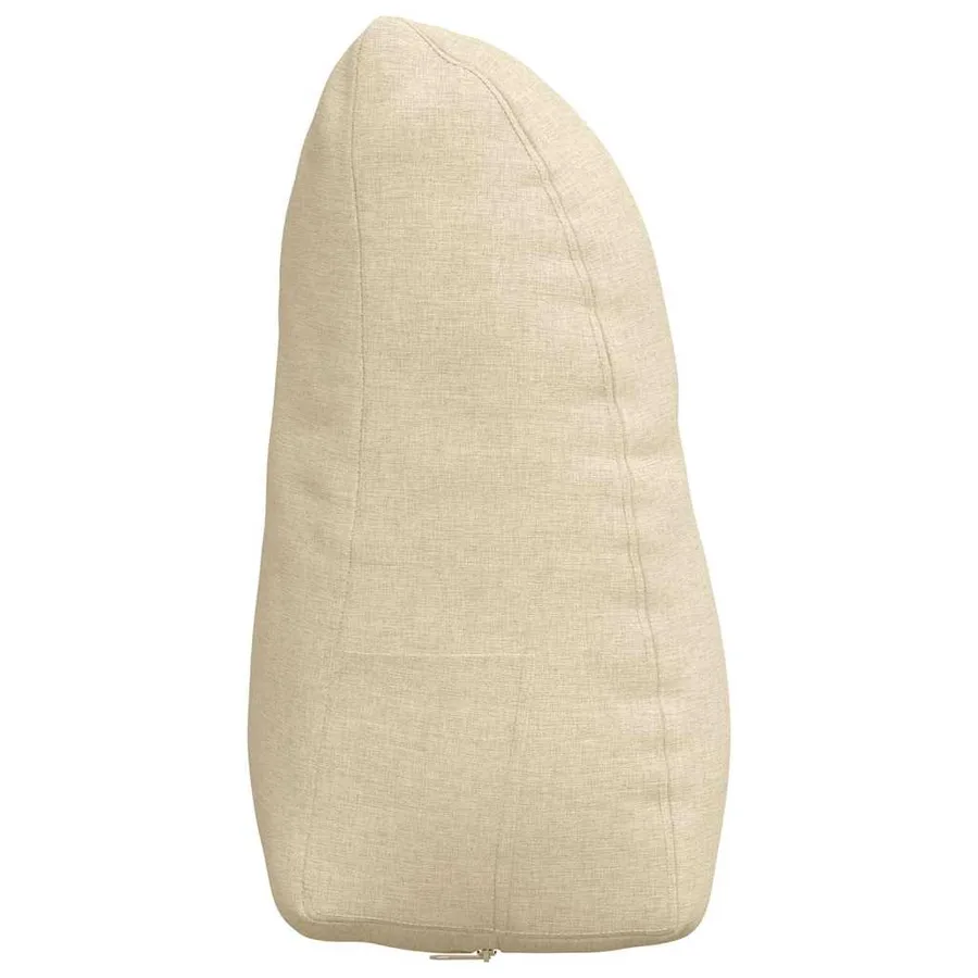 Coussin de Dos Crème 45 x 24 x 50 cm tissu - 7