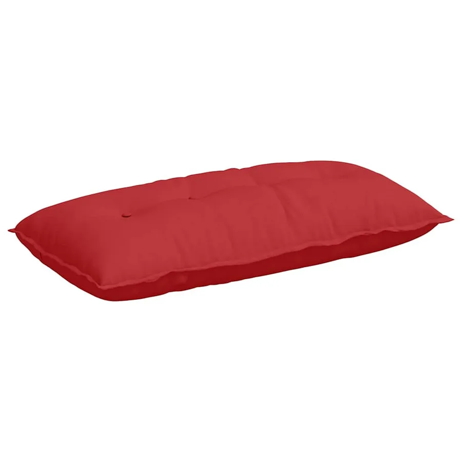 Coussin de Dos Rouge 100 x 19 x 50 cm tissu - 2