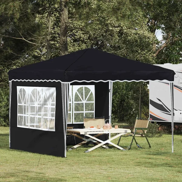 Tente de fête pop-up 288 x 288 x 245 cm Anthracite Tissu Oxford