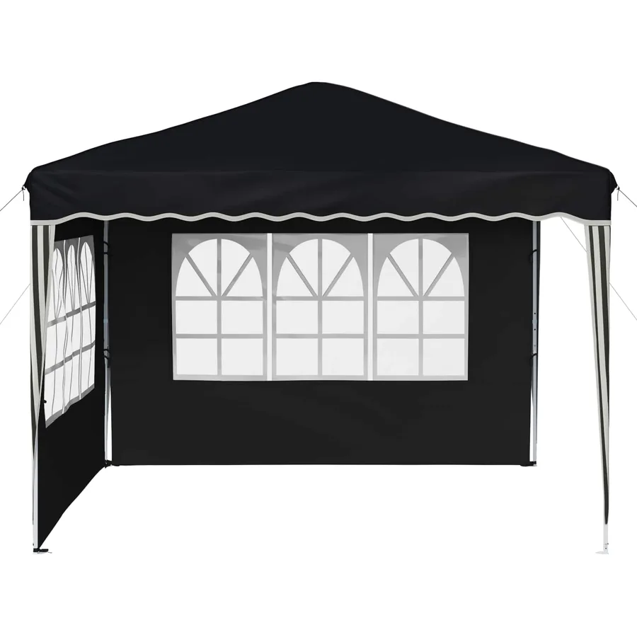 Tente de fête pop-up 288 x 288 x 245 cm Anthracite Tissu Oxford - 6
