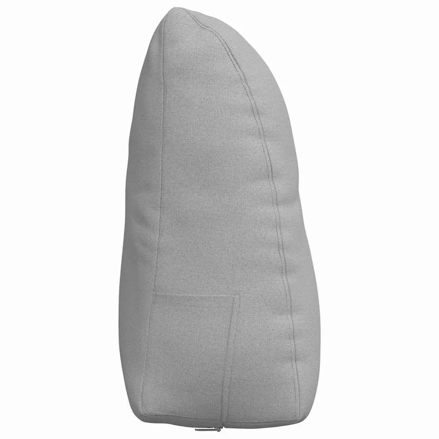 Coussin de Dos Gris nuage 60 x 24 x 50 cm tissu - 7