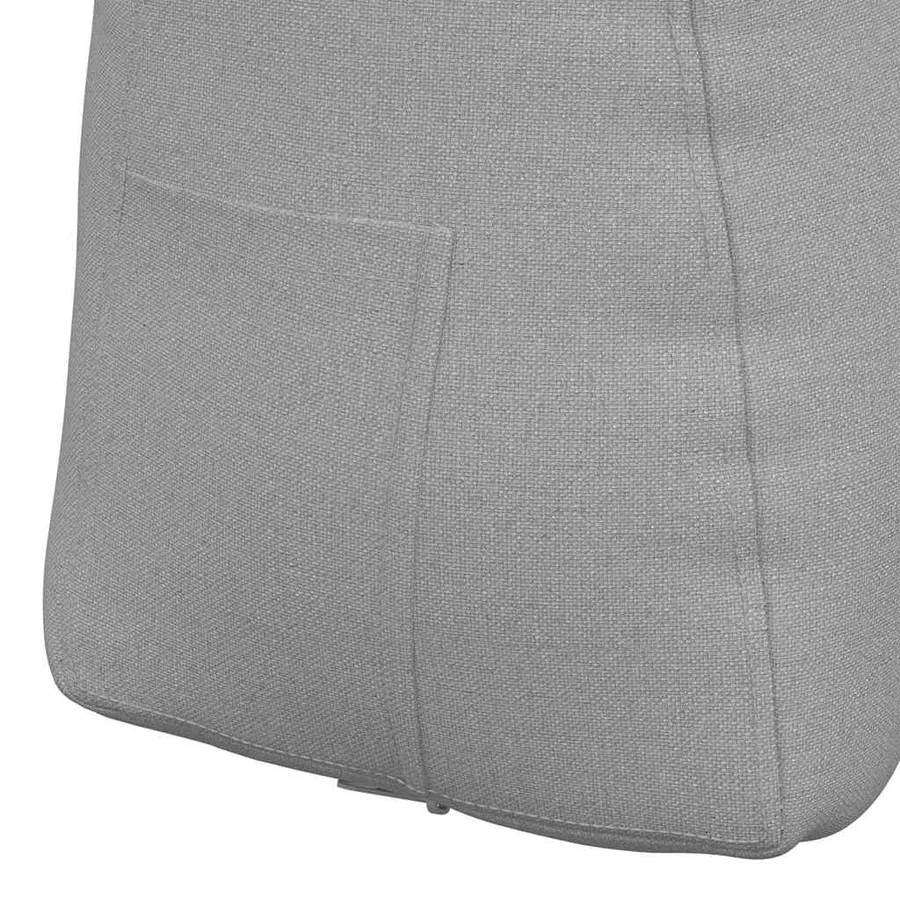 Coussin de Dos Gris nuage 60 x 24 x 50 cm tissu - 9
