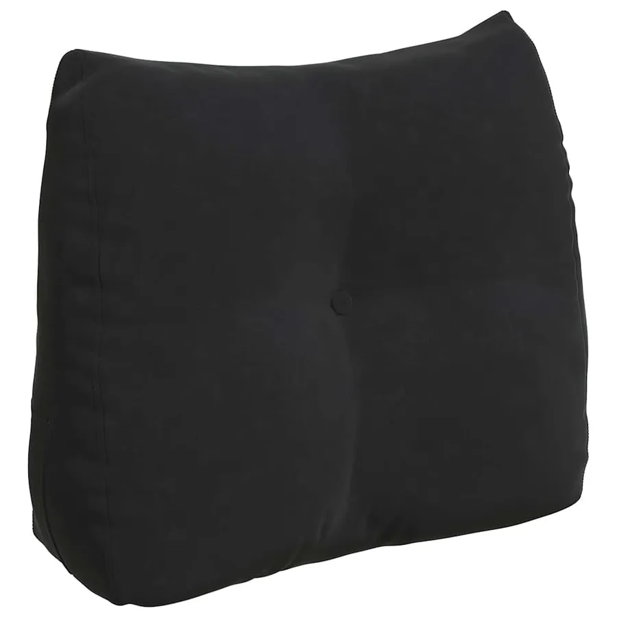 Coussin de Dos Noir 60 x 24 x 50 cm Velours - 2