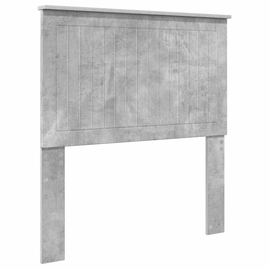 Tête de lit avec tête de lit Gris béton 90 cm Bois d'ingénierie - 2