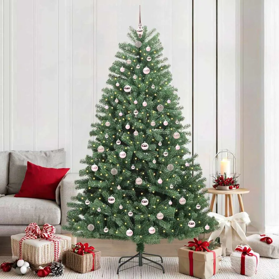 Sapin de Noël Artificiel à Branches Articulées Vert 210 cm