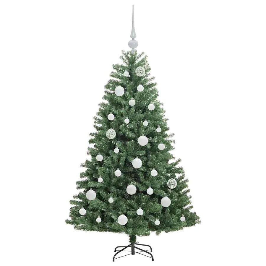 Sapin de Noël Artificiel à Branches Articulées Vert 120 cm - 4