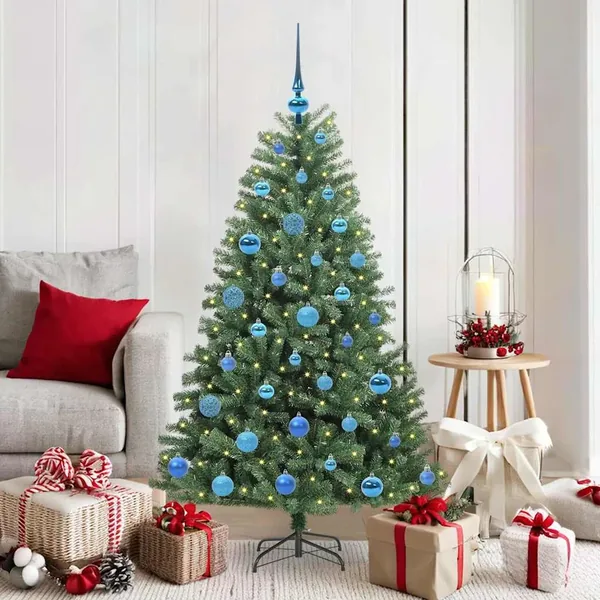 Sapin de Noël Artificiel à Branches Articulées Vert 150 cm