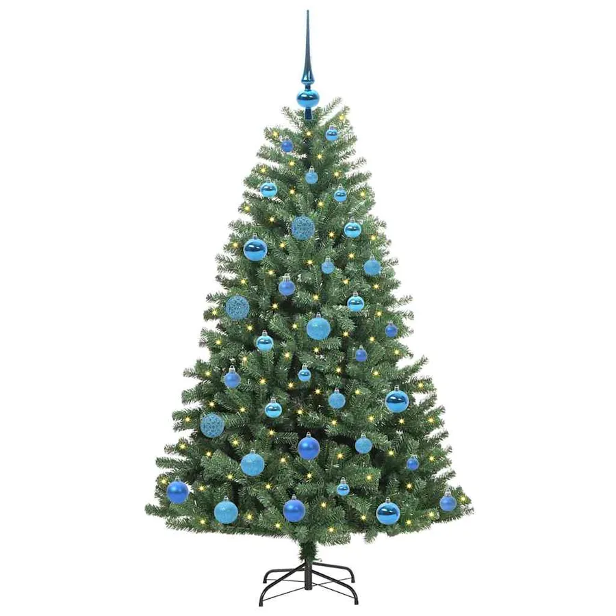 Sapin de Noël Artificiel à Branches Articulées Vert 150 cm - 3