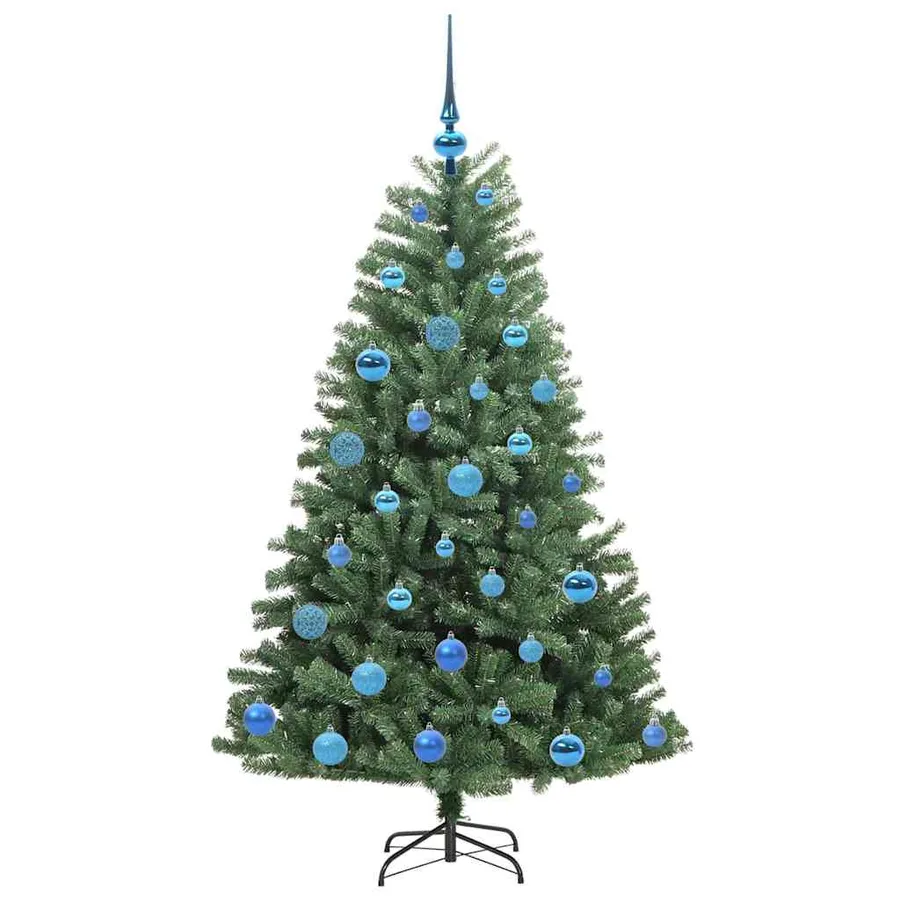 Sapin de Noël Artificiel à Branches Articulées Vert 150 cm - 4