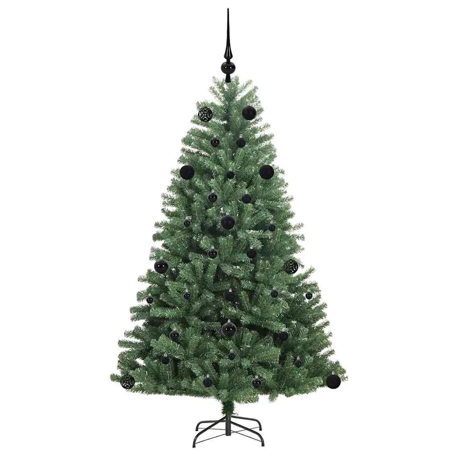 Sapin de Noël Artificiel à Branches Articulées Vert 150 cm - 4