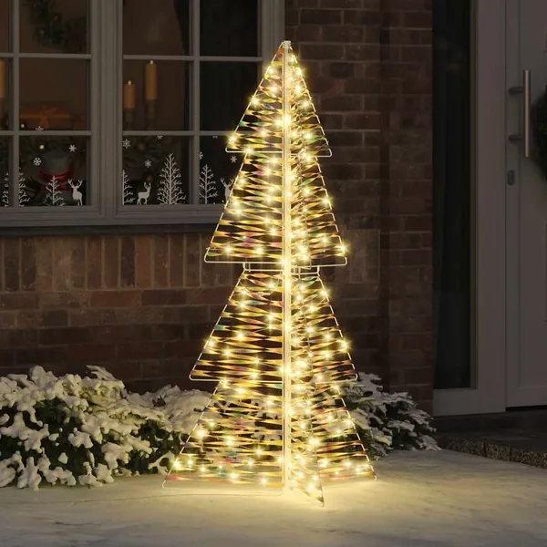 Sapin de Noël avec 160 LED Blanc chaud 150 cm PET
