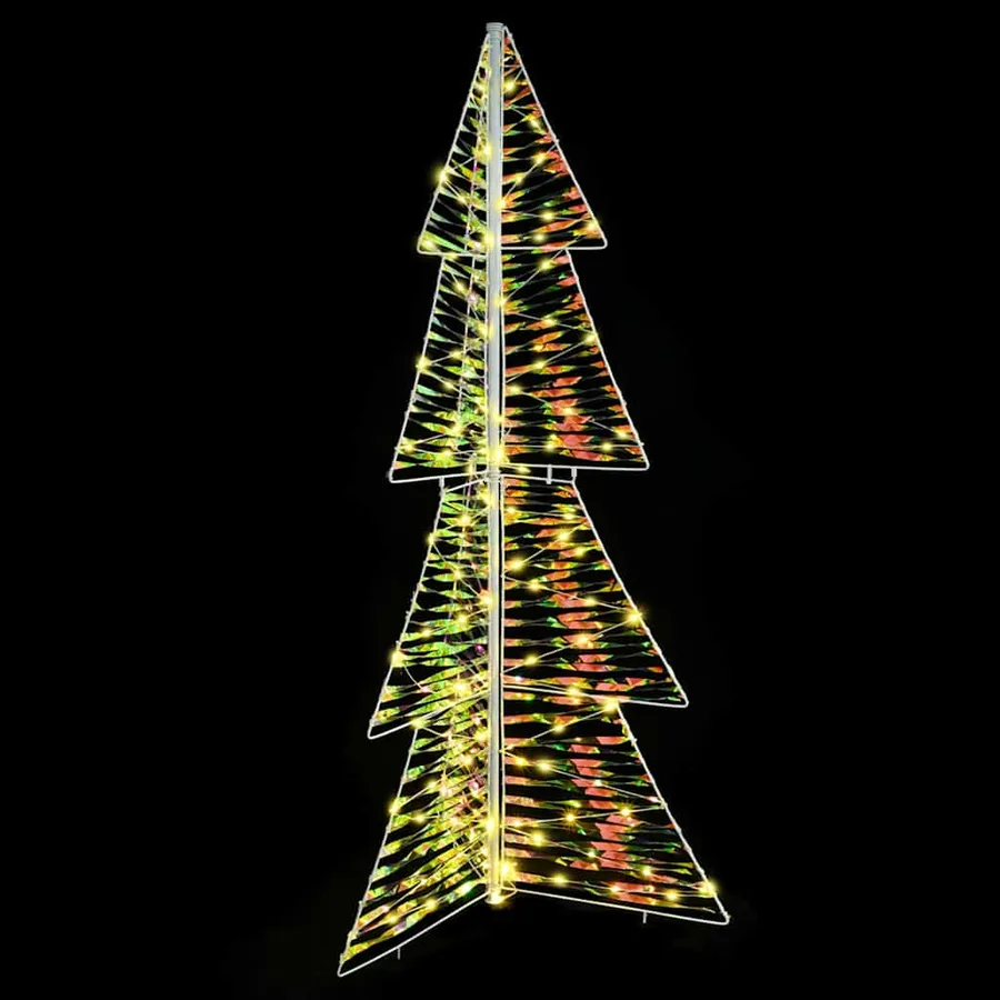 Sapin de Noël avec 160 LED Blanc chaud 150 cm PET - 5