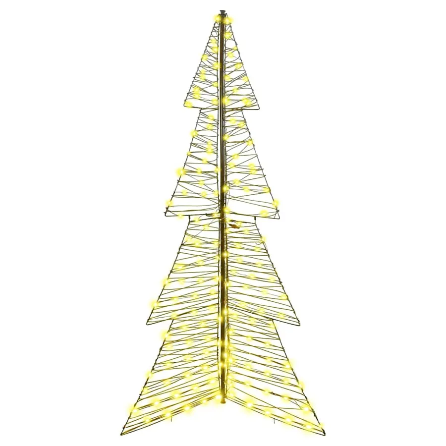 Sapin de Noël avec 240 LED Blanc chaud 180 cm Rotin - 4