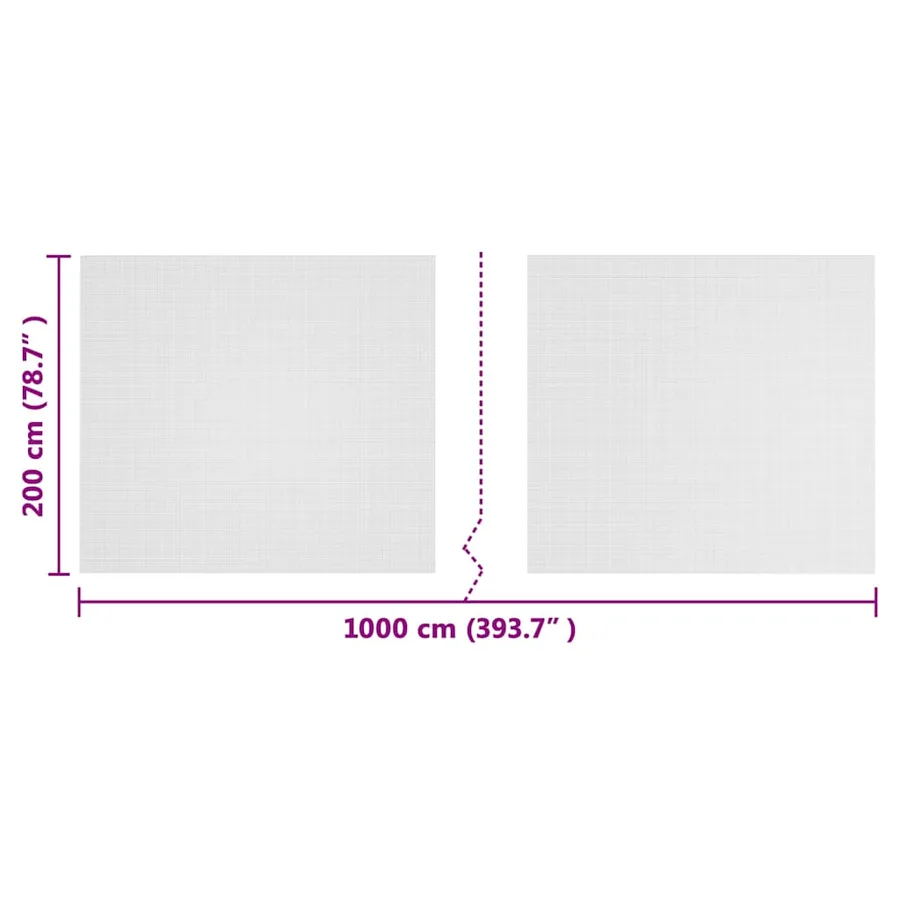 Filet Anti-insectes Blanc 2 x 10 m Polyéthylène - 6